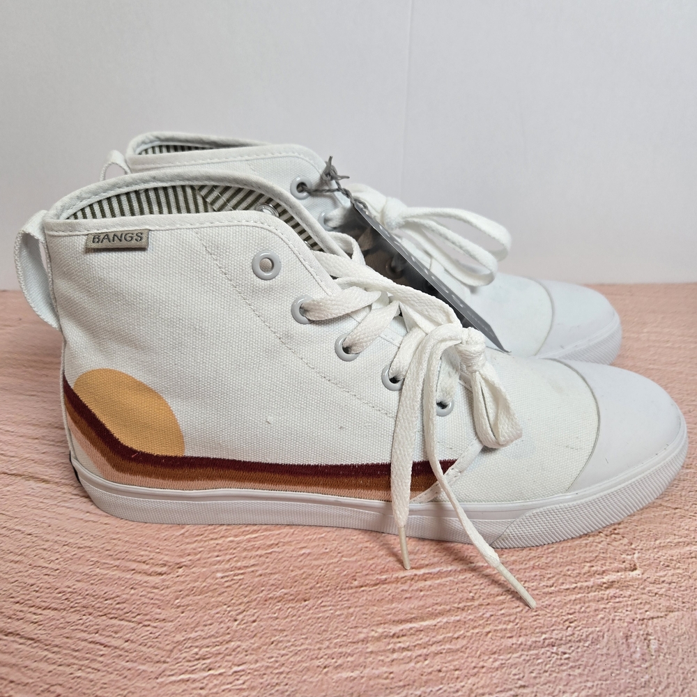 Size W 9 - Bangs High Tops - Retro Dream
